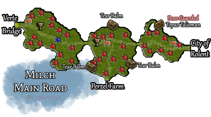 Milch Main Road Map
