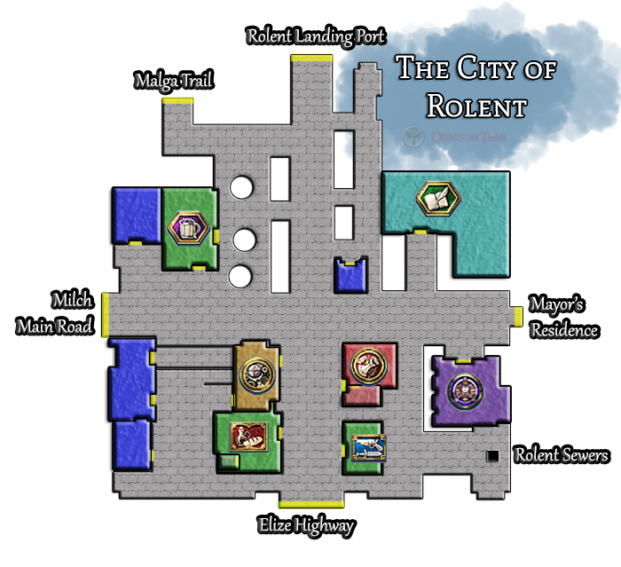 Map of the City of Rolent