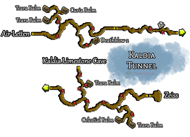 Kaldia Tunnel Map