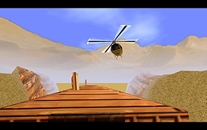 Tomb Raider 4: The Last Revelation - Desert Railroad Helicopter