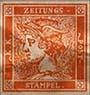 Red Mercury Austrian Stamp