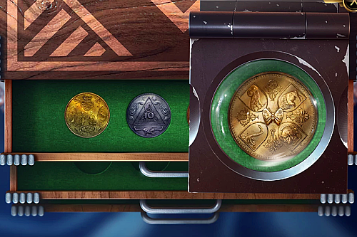 Murder in the Alps: The Phantom - Investigation 3: Antique Shop Owl Coin