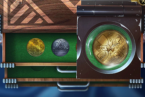 Murder in the Alps: The Phantom - Investigation 6: Antique Shop Butterfly Coin