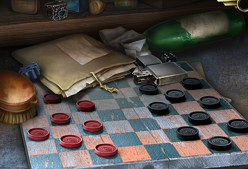Murder in the Alps: Exiled Dead - Investigation 12: Service Room Checkerboard