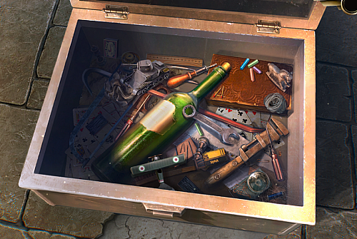 Murder in the Alps: Exiled Dead - Investigation 19: Service Room Box