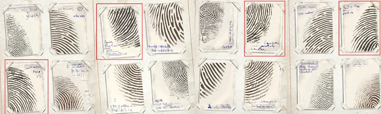 Murder In the Alps: Forgotten Momento - Fingerprint Puzzle Solution