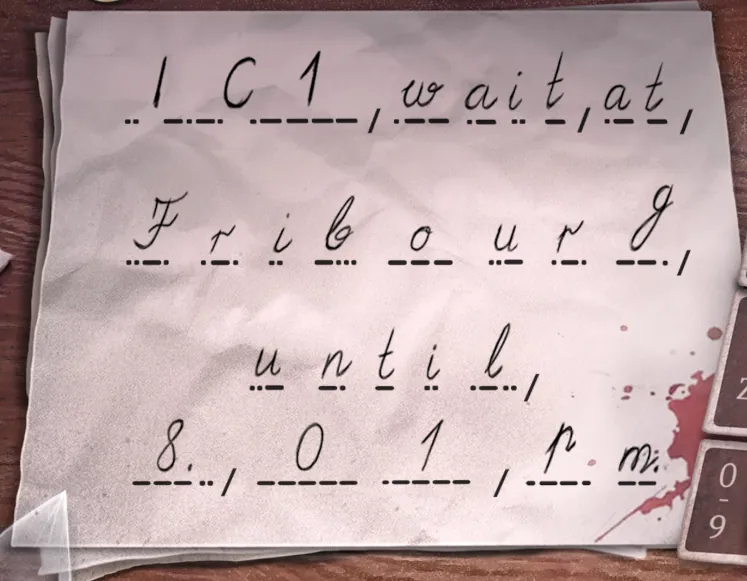 Murder In the Alps: Forgotten Momento - Morse Code Puzzle Solution