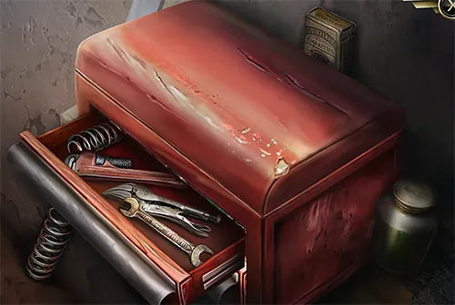 Murder In the Alps: Forgotten Momento - Investigation 9: Kistners' Garage Toolbox 1
