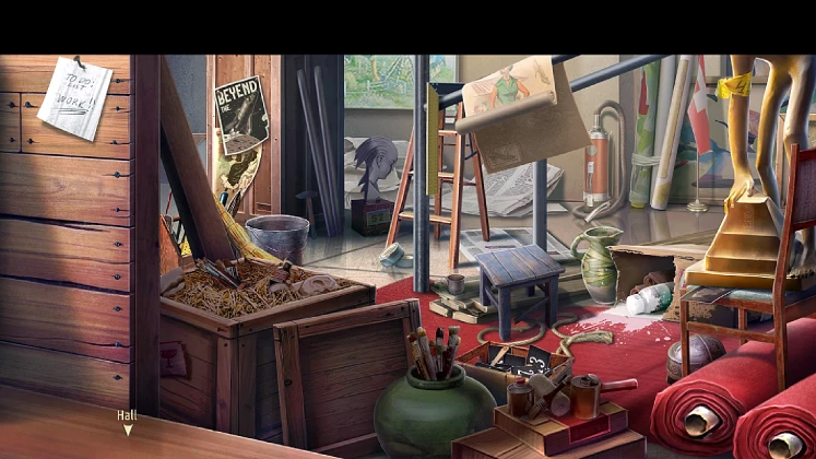 Murder in the Alps: No Quarter - Investigation 1: Art Gallery Hall.