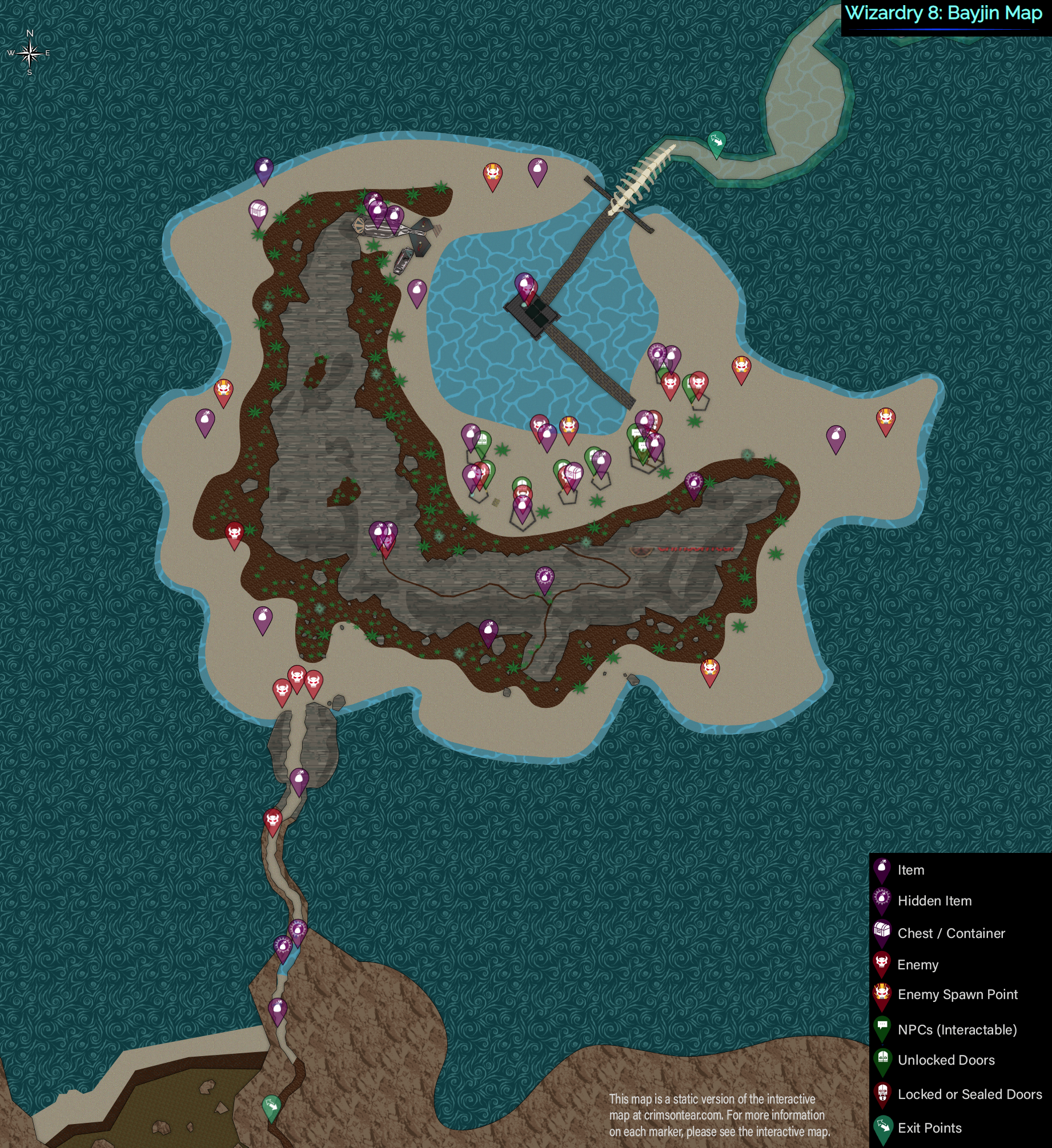 Wizardry 8: Bayjin Map