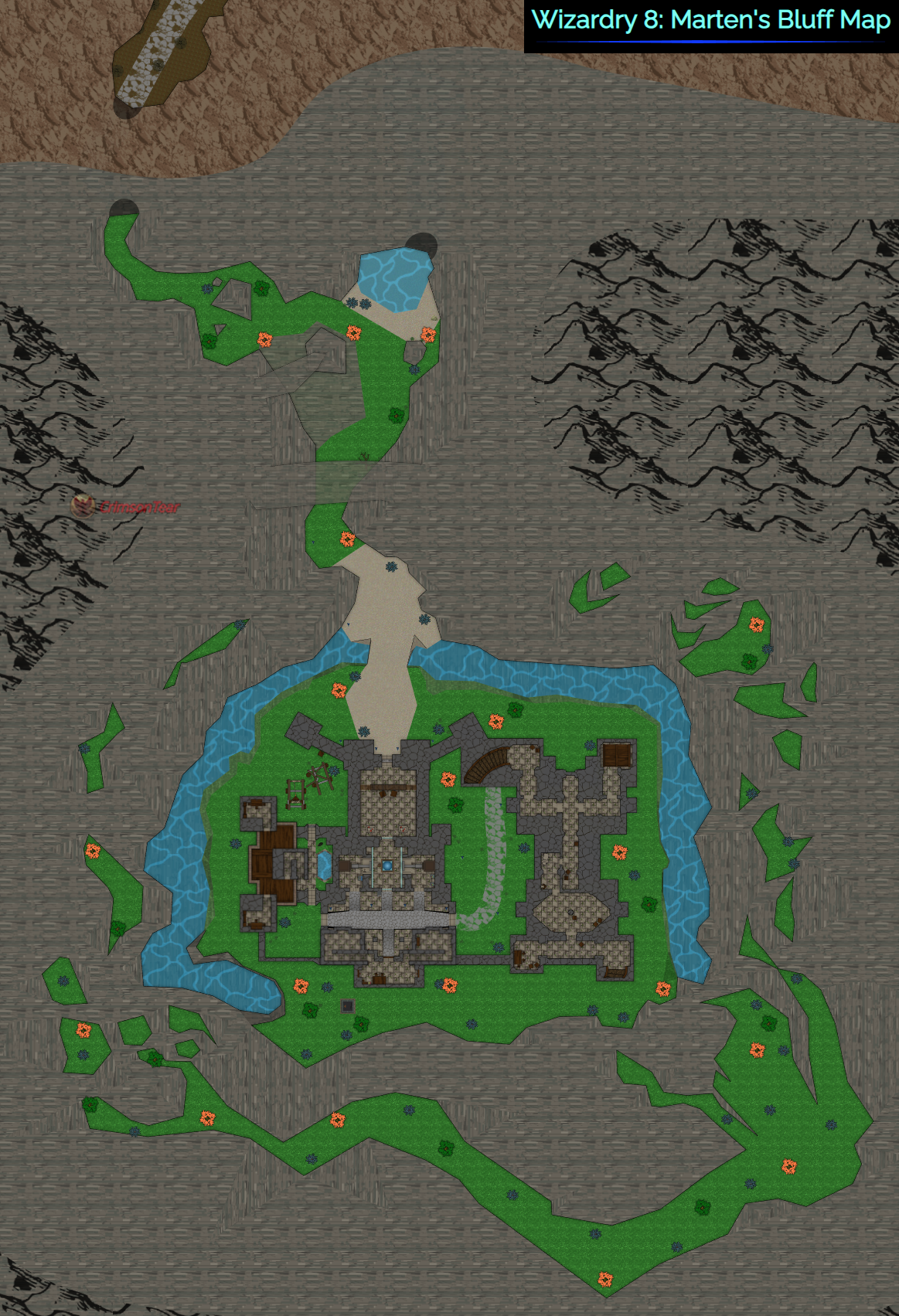Wizardry 8: Marten's Bluff Map