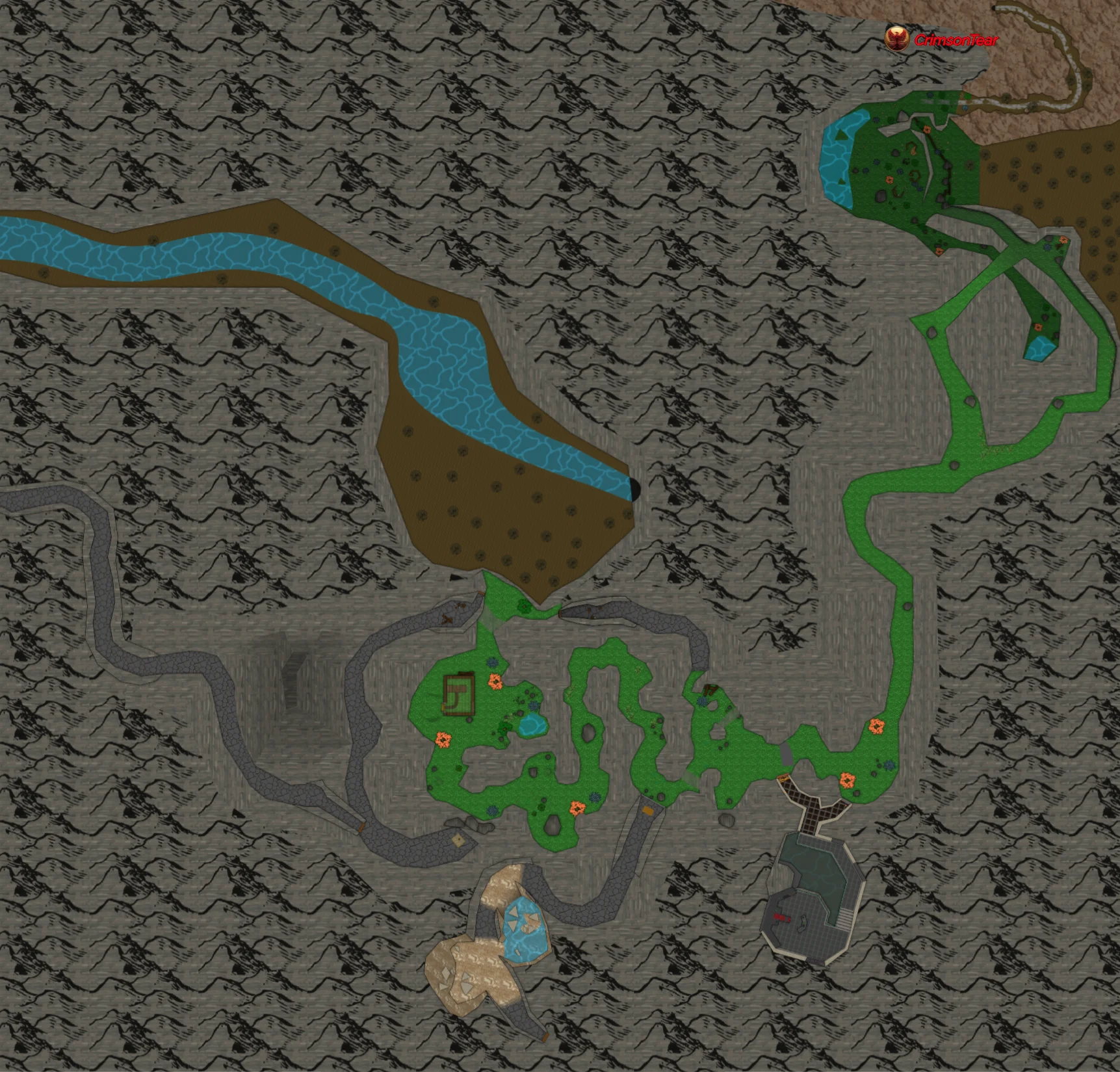 Wizardry 8: Mine Tunnels Map