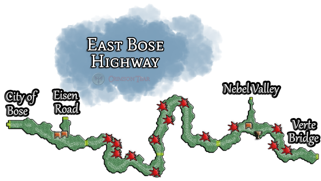 East Bose Highway Map