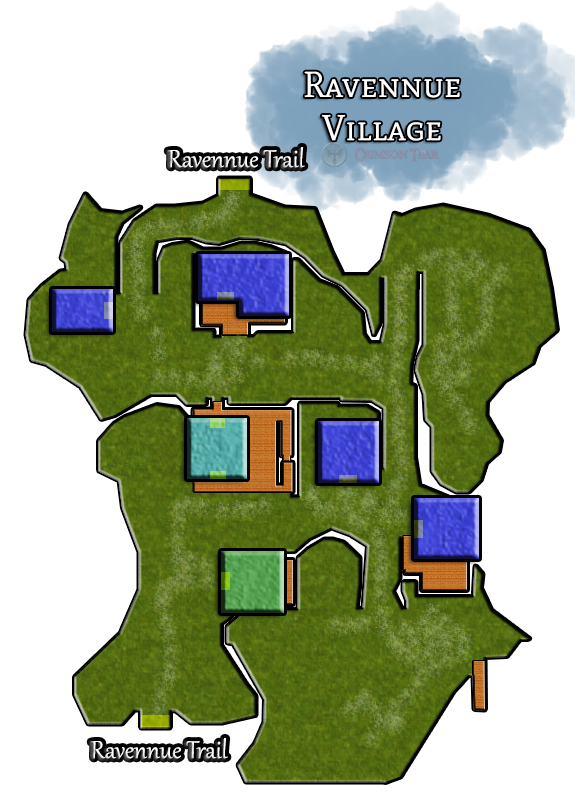Ravennue Village Map