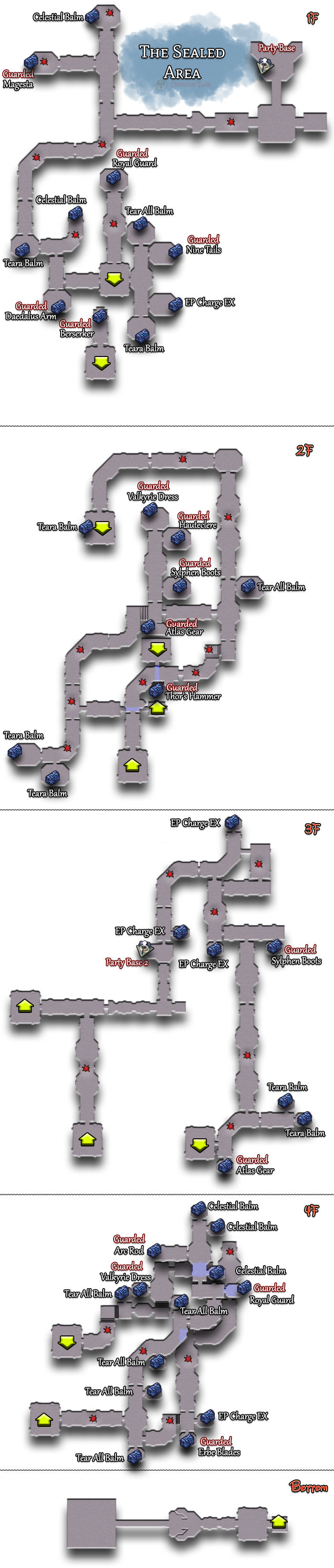 Sealed Area Map