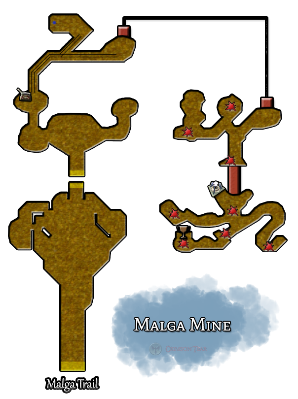 Malga Mine Map