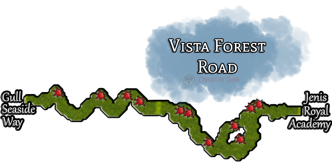 Vista Forest Road Map