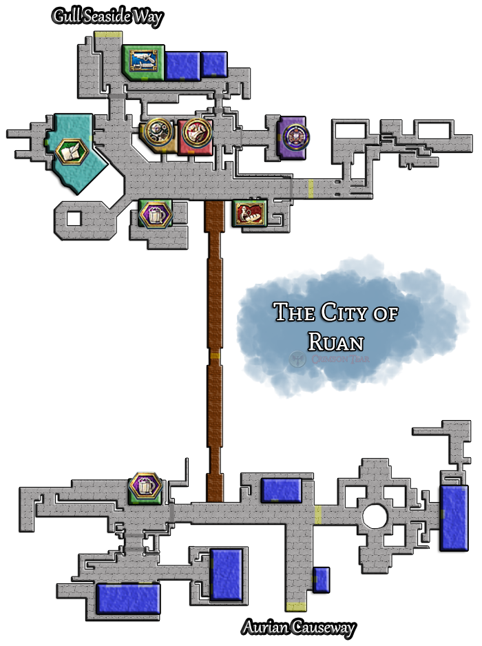 The City of Ruan Map