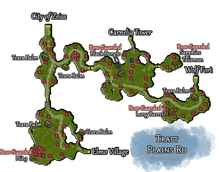 Tratt Plains Rd Map